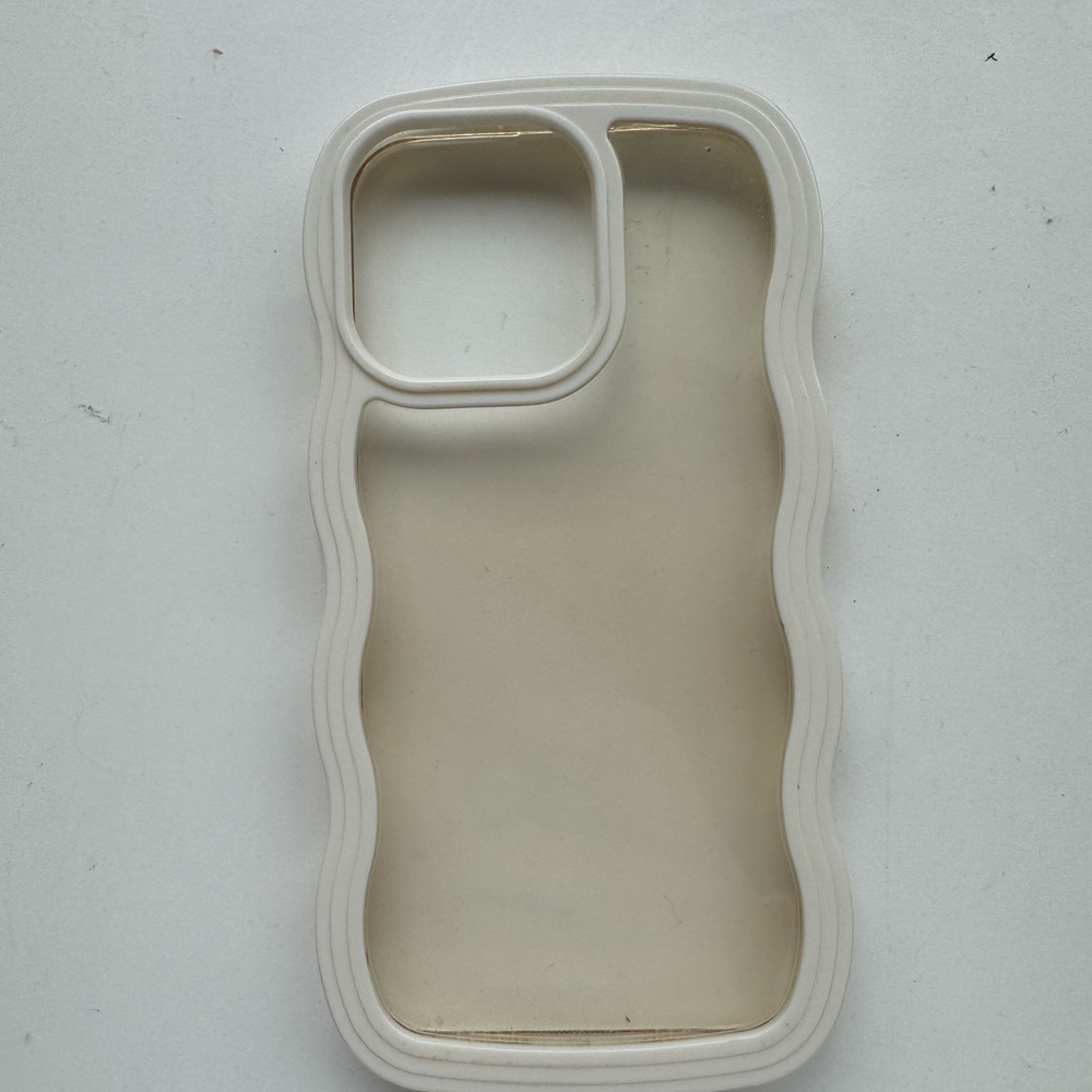 White Squiggly IPhone 13 Pro Phone Case
